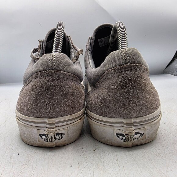 Vans Old Skool Mens Size 10 Gray White Sneaker Shoes Skate Casual Walking Outdoo - Picture 5 of 13